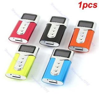USB Mini Clip  Player LCD Screen Support 8GB Micro SD TF Card With 