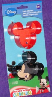 mickey mouse cookie cutters 2 pack metal wilton one day