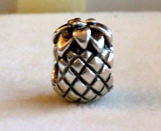 AUTHENTIC PANDORA 790363 PINEAPPLE BEAD CHARM STERLING SILVER 925 ALE 