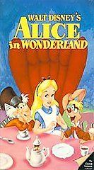 alice in wonderland vhs 1998 clam shell case spirited charming truly 