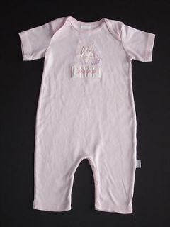 Boutique Giggle Moon pink romper silky STAR BABY patches 9M