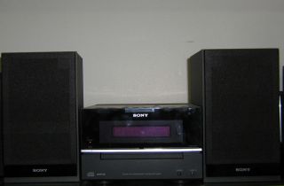 Sony CMT BX20i HiFi Micro System CD Player with iPod iPhone Cradle AM 