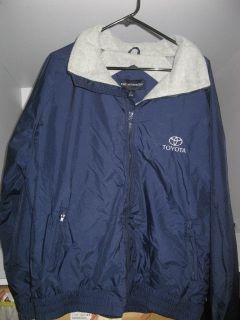 new blue port authority toyota logo jacket light winter