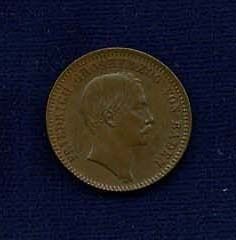 Newly listed GERMANY BADEN 1856 1/2 KREUZER COIN, UNCIRCULATED