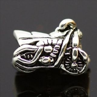 Motorcycle Silver European Charm Bead for Snake Bracelet/Necklace X011 