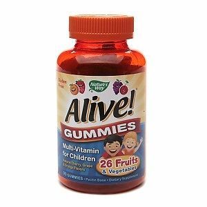 nature s way alive children s multi vitamin gummies 90