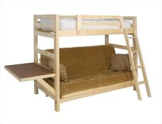 Newly listed Liberty Futon Bunk Bed Frame w/ End Facing Desk NEW