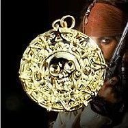 aztec 24k gold plated coin pirates of the caribbean from