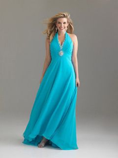 Night Moves 6520W Prom Ball Gown Formal Pageant Dress Turquoise Plus 