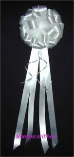 DELUXE WEDDING PEW BOWS *SPECIAL* BETTER THAN PULL BOWS **CHOOSE THE 