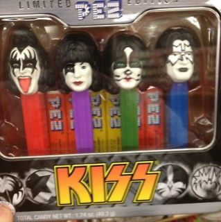 kiss pez limited edition set new in tin box time