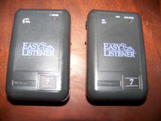 PHONIC EAR EASY LISTENER FM TRANSMITTER PE300T & RECEIVER PE300R 