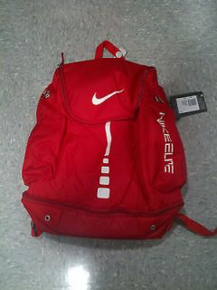 Nike Air Elite Ball Carry Backpack Red Basketball Bag Hoops Jordan 