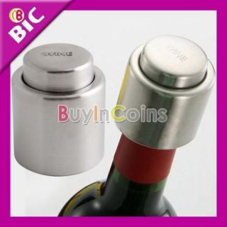 new stainless steel vacuum sealed wine bottle stopper from hong