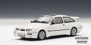 43 AUTOART 1986 FORD Sierra RS Cosworth White NEW DIECAST MODEL 