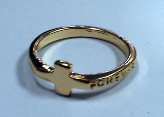 Above Knuckle Ring top of finger in gold or silver cross peace CHOOSE 