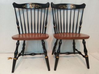 Hitchcock chair co pair of New London side Chairs usedhitchcockdotcom