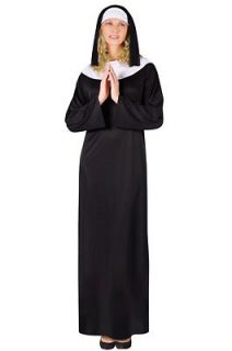 nun adult costume size one size