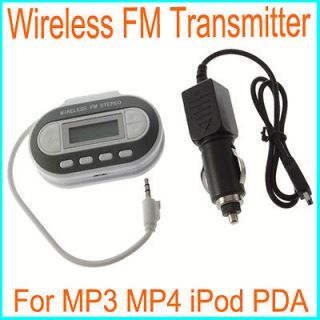 lcd wireless radio stereo fm transmitter car charger for 