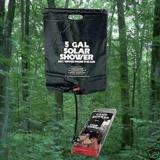   GALLON SOLAR CAMP SHOWER  HOT WATER FROM THE SUN FOR CAMPING SURVIVAL