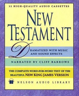 New Testament by Cliff Barrows 1993, Cassette, Unabridged
