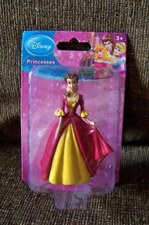 Disney Princess BELLE BEAUTY BEAST CAKE TOPPER   plastic figurine toy 