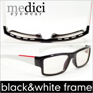 black frame dj clear lens nerd skater polite glasses