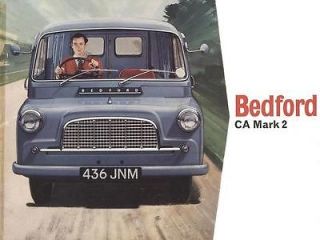 BEDFORD CA CAL CA4 WORKSHOP and PARTS MANUALs 725pg for Vans Dormobile 
