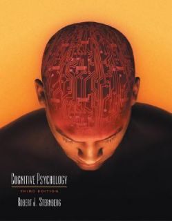 Cognitive Psychology by Robert J. Sternberg 2002, Hardcover