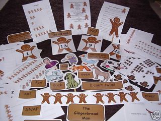 the gingerbread man story sack teaching resource cd time left