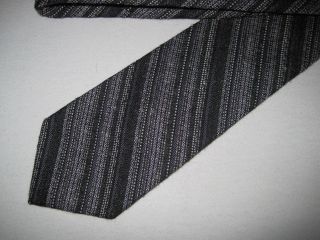 mens new black print tie necktie paco rabanne free us ship