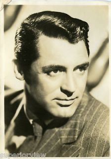 Cary Grant Hollywood Portrait Great Hair MUST SEE