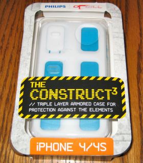 PHILIPS ONEILL CONSTRUCT 3 IPHONE 4/4S CASE TRIPLE ARMORED BRAND NEW 