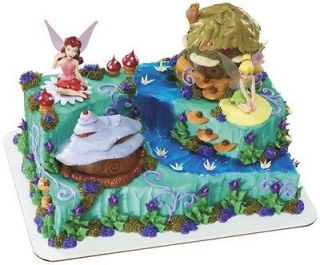 New DISNEY FAIRIES PIXIE HOLLOW Cake Topper Decoration Girl Birthday 
