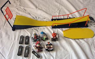 Newly listed Lot of 5 Tech Deck Dudes and 1 Ramp and 5 Skateboards