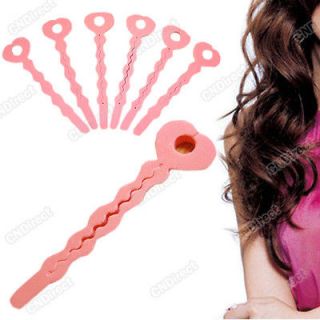 Magic Sponge Strip 6 PCS Hair Bendy Care Styling Soft Roller Curler 