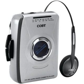 coby cx49 personal am fm stereo cassette player expedited shipping