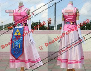 the legend of zelda wind waker princess cosplay costume from