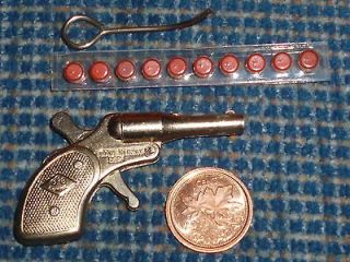Vintage Miniature Pistol Cap Gun 1960s Tiny Mite made in Italy