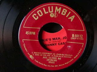   JAZZ JUKEBOX 45 rpm EP Columbia RECORD Phil Silvers Swingin Brass