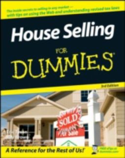   Selling for Dummies by Eric Tyson and Ray Brown 2007, Paperback