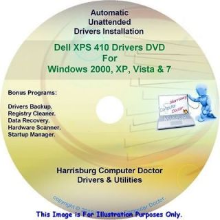 dell xps 410 drivers restore recovery dvd disc 