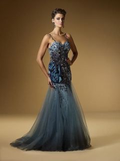 Rina Di Montella Evening Dress 1503 LOWEST PRICE GUARANTEED color teal 