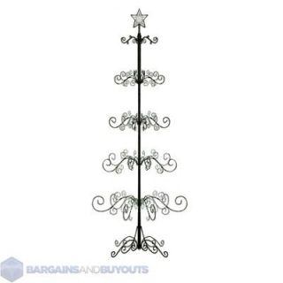 Metal Scroll Ornament Display Indoor Tree 88 Tall 354017 Black