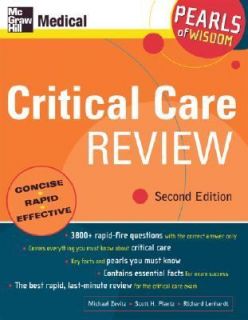 Critical Care Review by Scott H. Plantz, Richard Lenhardt and Michael 