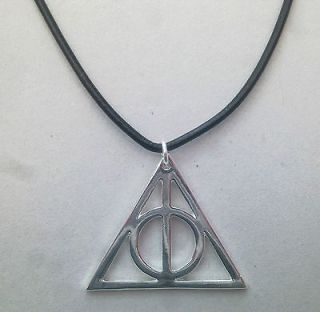 HOT NEW Metal HARRY POTTER Deathly Hallows Pendant / Necklace on 