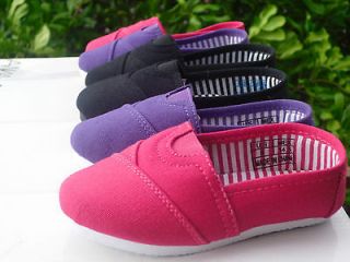   Girl (Toddler) Classic Slip On Purple, Pink, and Black *