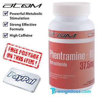   Phentramine rx 37.5mg Stong Slimming Pills Diet Weight Loss Tablets
