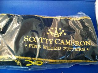 scotty cameron black m g velvet putter bag nib  75 00 buy 