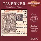 Taverner Missa Mater Christi / Stephen Darlington (CD, Nimbus)